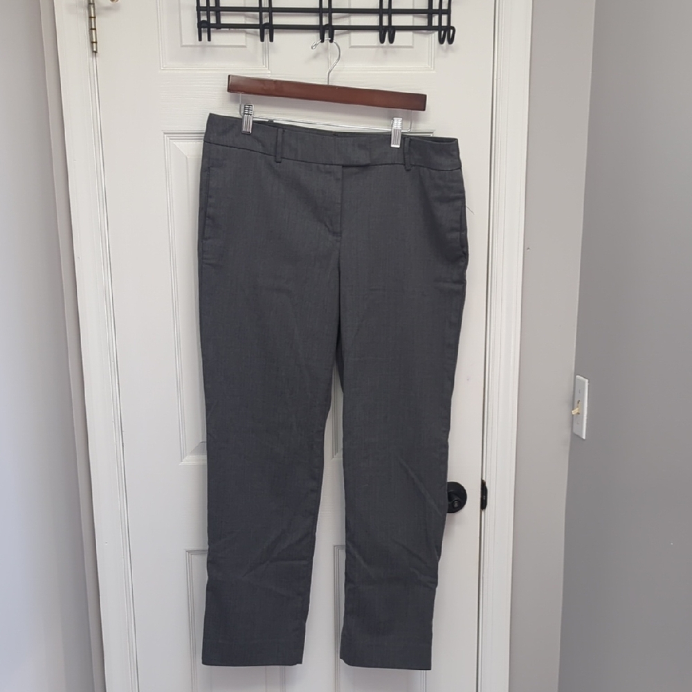 Liz Claiborne Gray Herringbone Dress Pants